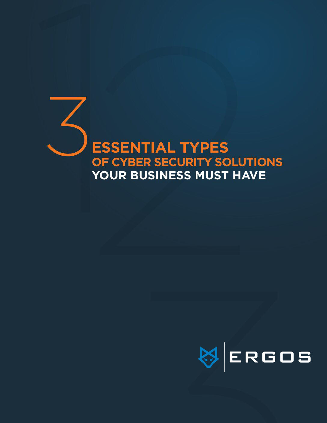 Book cover for "3 Essential Types of Cyber Security Solutions"