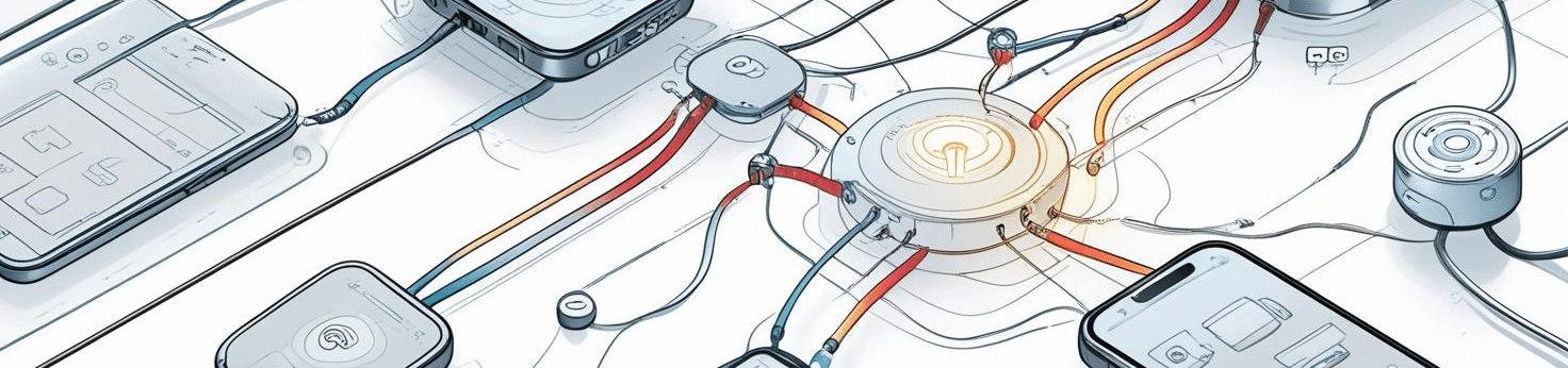 sensors all connected together